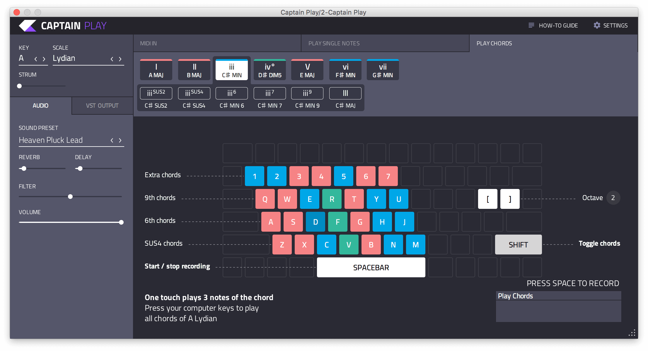 captain chords 2.1