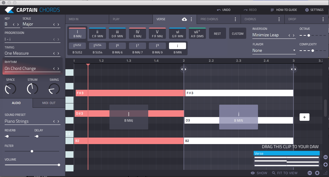 B Major Chord - Mixed In Key