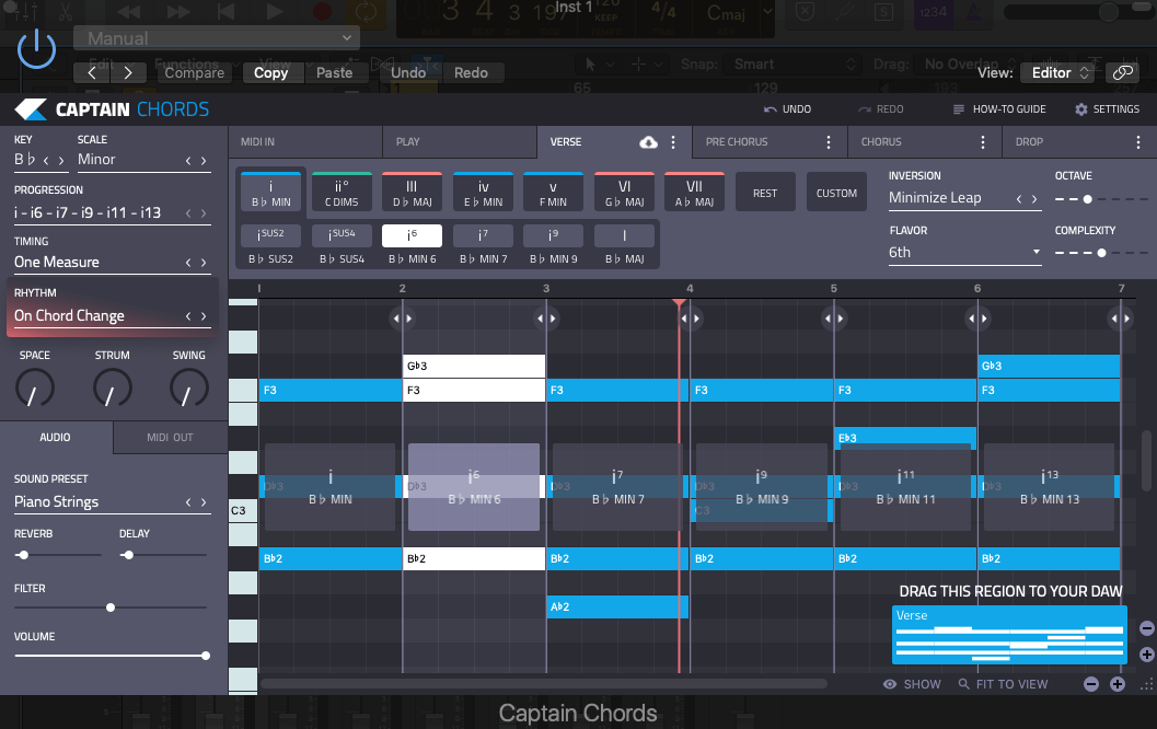 awesome god chords bflat