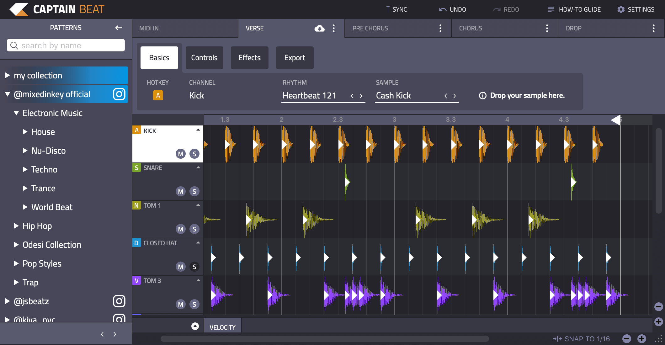 Ableton midi drum patterns