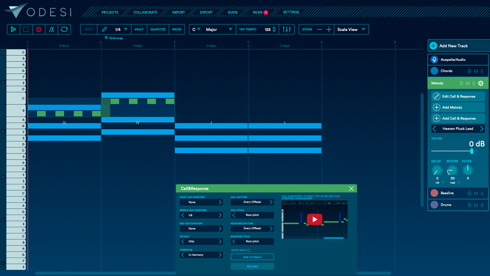 odesi melody generator