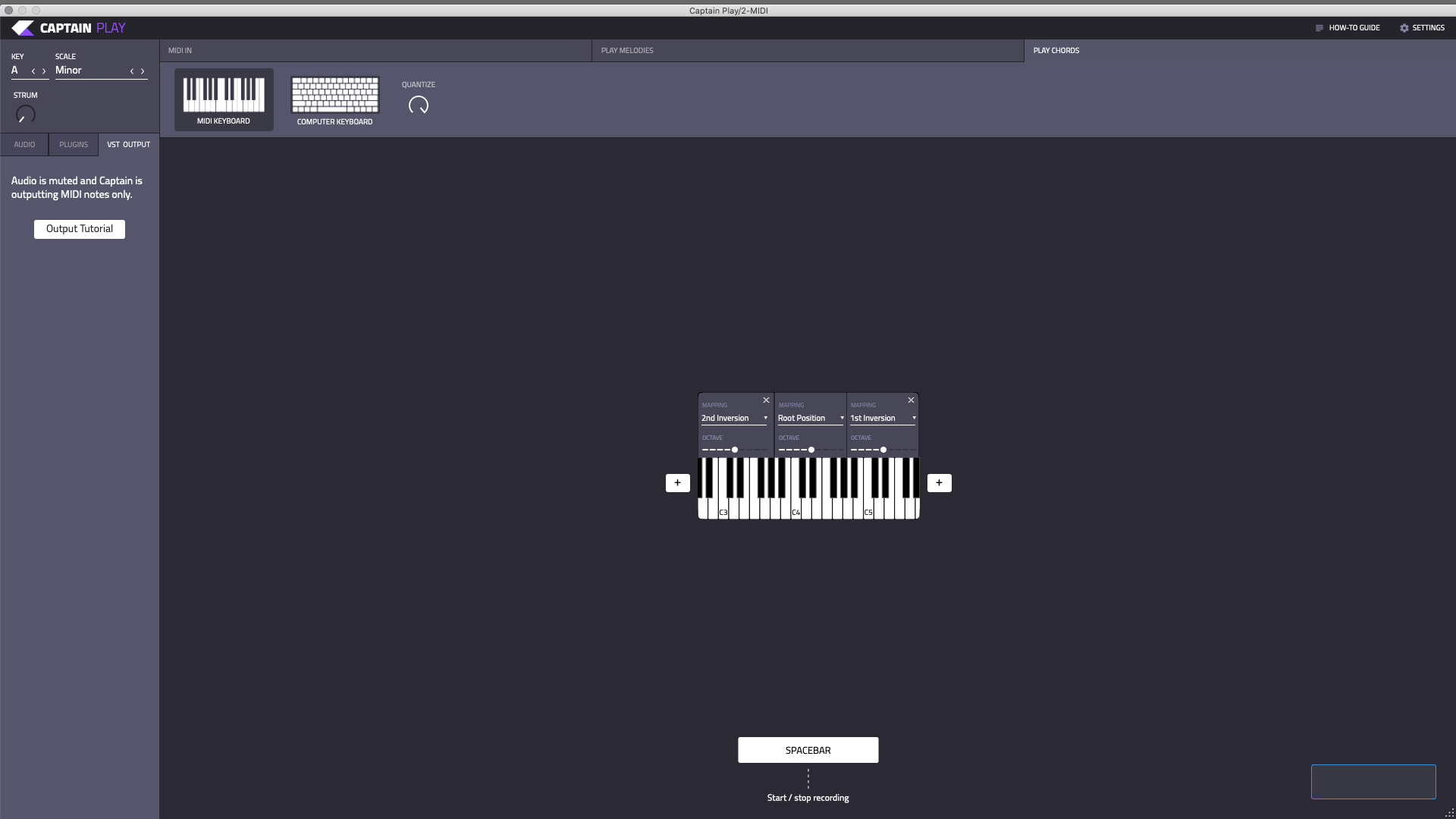 CP5 MIDI keyboard chords boxes