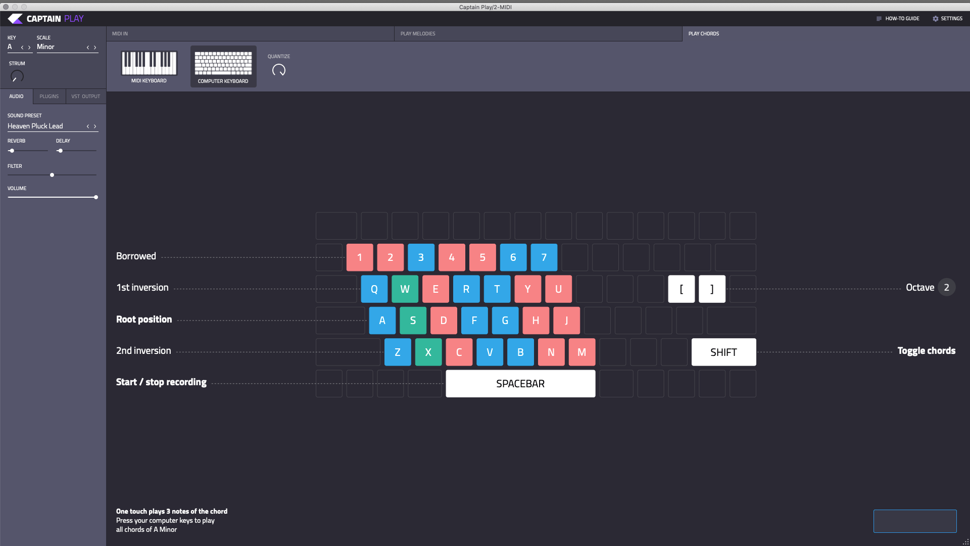 CP5 Play QWERTY Chords