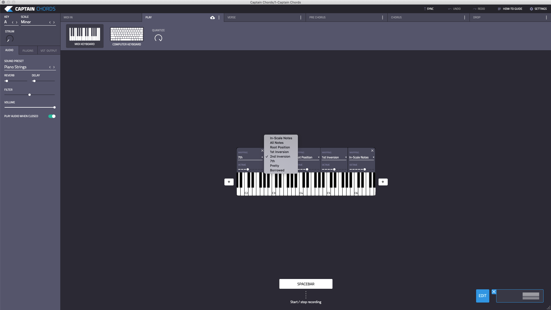 Play CP5 Chords MIDI