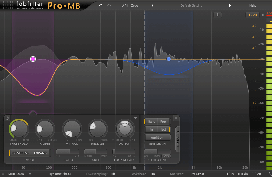 fabfilter mb multiband sidechain