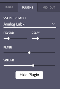 VST Plugins Inst Screen