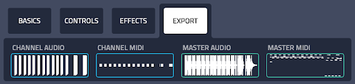 Patterns Menu