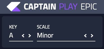 Captain Play Epic Plugins Key & Scale