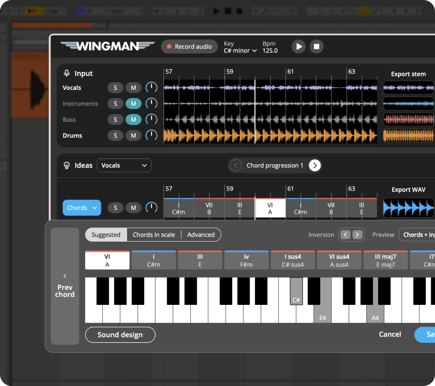 Edit Chords in Wingman